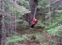 shor ziplining Shor on the zip-line