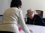 laura Simon at library Laura Simon meets an admirer at library (Photo: Emily Moorman)