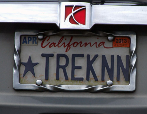 Startreknn -license plate Saturn