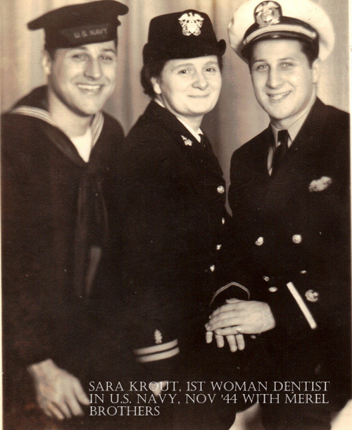 1st woman dentist in U.S. Navy, Nov. 1944