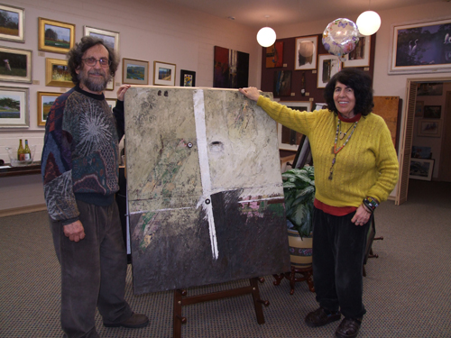 bakers with painting