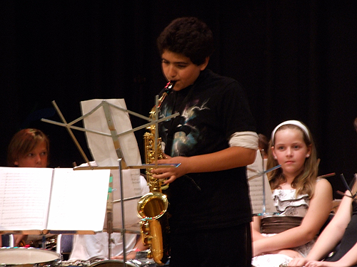 shor-sax solo