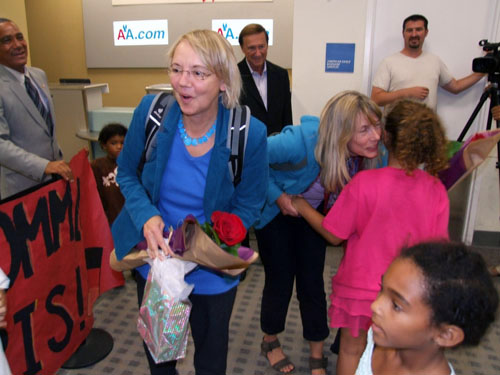 airport greeting