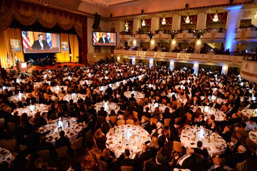 March 12, 2013 FIDF Dinner at Waldorf Astoria