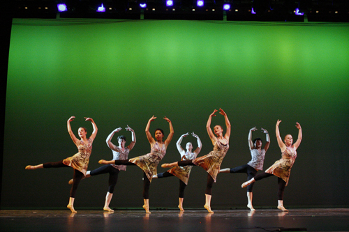  "Dress Rehearsal," choreographed by Colleen Shipkowski, featured dancers Stacy Cosman, Sidney Franklin, Rosalinda Lopez, Brittany Pharis, Kristen Deitchman, Aaron Mondares, Tiffany Goff  (Photo: Robert Sanchez)