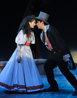 Rebecca Penner as Emma Fairfax & Roberto Quinones as Dr. Dolittle & Company