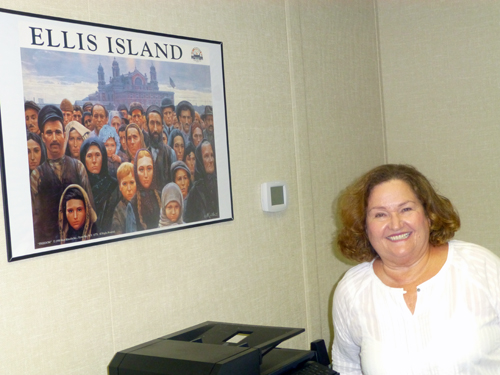 Gail Patterson in her Welcome Back Center office at Grossmont College