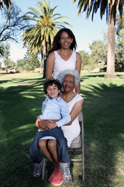 The Giesemann family From top: Dr. Leslie Giesemann, Helen, Benjamin