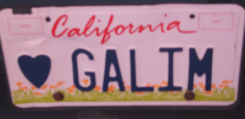 galim license plate