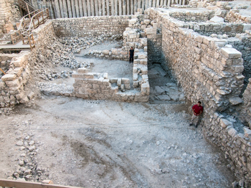 The uncovered building. Credit:Courtesy of the Israel Antiquities Authority
