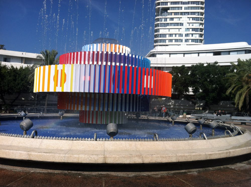Fountain by Yaacov Agam, Dizengoff Square, Tel Aviv