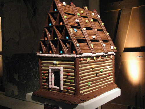 Chocolate Log Cabin