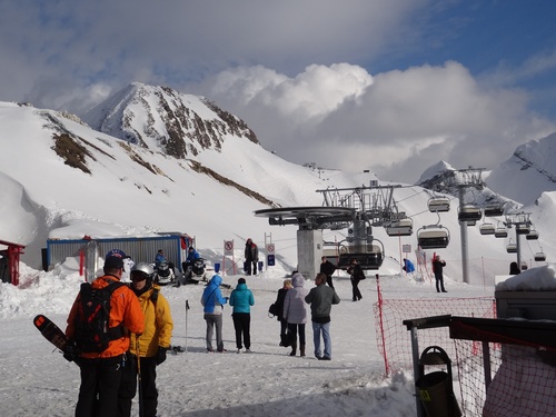 Gornaya Karusel, a sports and tourism area on Mount Aibga in Krasnaya Polyana that will serve as a venue for the 2014 Sochi Olympics, which start Feb. 7. Credit: Ivanaivanova via Wikimedia Commons.