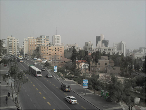 Jerusalem in haze (Aryeh Savir, Tazpit News Agency)