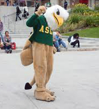 Grossmont College's Griffin mascot (Photo: Robert Sanchez)