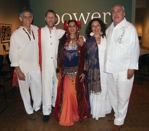 Yuval Ron Ensemble includes from left Jamie Papish, Yuval Ron, Mayaya, Kayanna, and Norik Manoukian
