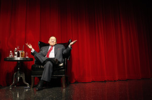 Las Vegas Sands Corporation Chairman Sheldon Adelson speaks to students at the University of Las Vegas, Nevada in Las Vegas Thursday, April 26, 2012. (AP/Las Vegas Review-Journal, John Locher)