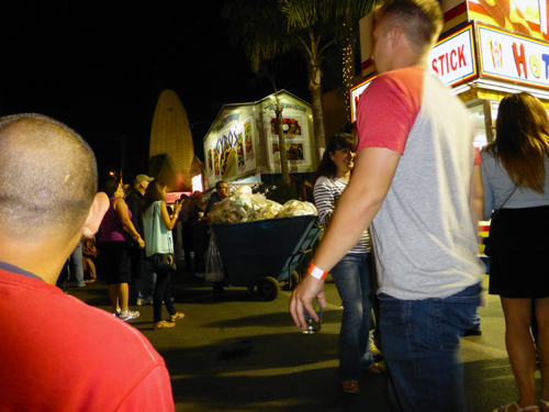 Plenty of trash, and uneaten food, will be removed each day from the San Diego County Fair (Photo: Sam Zeiden)