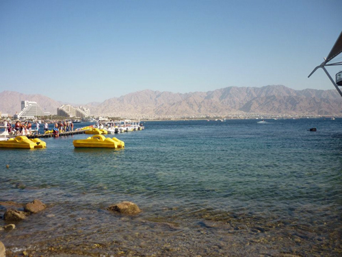 Eilat from Red Sea beach