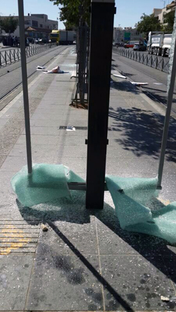 East Jerusalem light rail, July 7, 2014