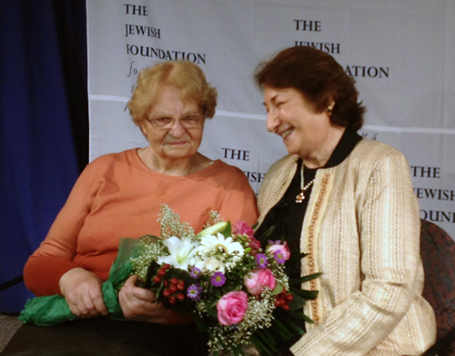 Helena Weglowski (left) Mira Wexler (right) reunited after 69 years