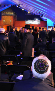 Auschwitz 70th anniversary of liberation gathering {Photo: Michael Thaidigsmann via World Jewish Congress}