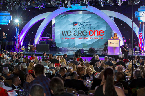 IAC LA Regional Council Chairwoman Miri Shepher speaking at Sunday’s (March 8) event, (Photo: Abraham Joseph Pal)
