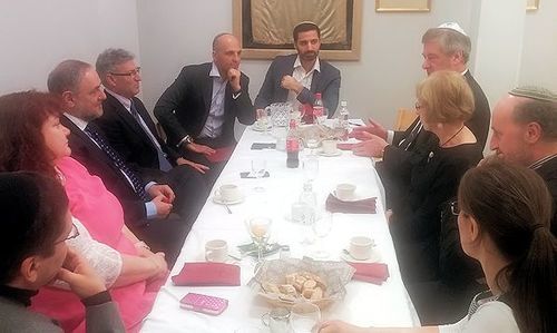 World Jewish Congress officials meet with Jewish communal officials of Finland