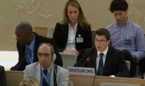 Jacob Turner at UNHRC