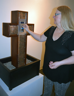 Debbie Kline tries her religious luck