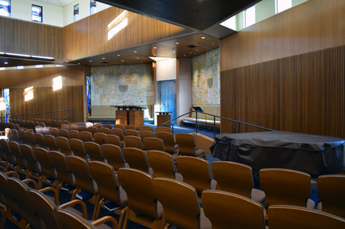 Interior of Temple Emanu-El