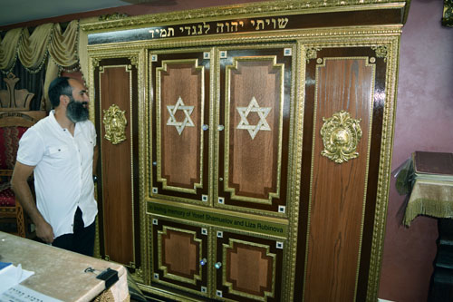 Aron Kodesh (Holy Ark) built by members of the Bukharin Jewish community in San Diego