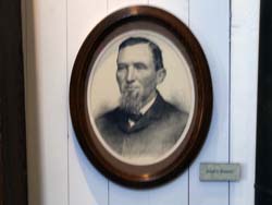 Joseph S. Mannasse's portrait hangs in Colorado House, home of Wells Fargo Museum