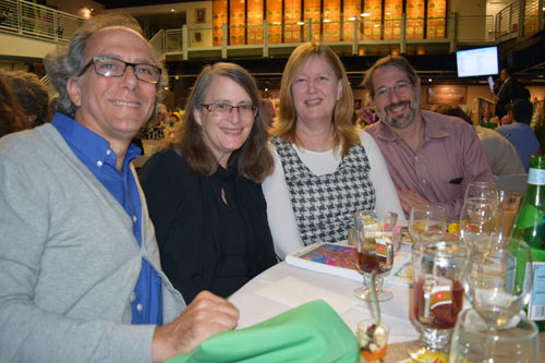 SSDHDS board members Marcia Tatz Wollner, second from left, and Todd Salovey, are joined by spouses David and Diane respectively