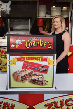 Yes you read it right: "Fried Slimfast Bar" at San Diego County Fair, 2015