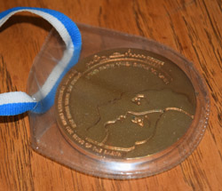 Gold medal from 14th Maccabiah Games of 1993