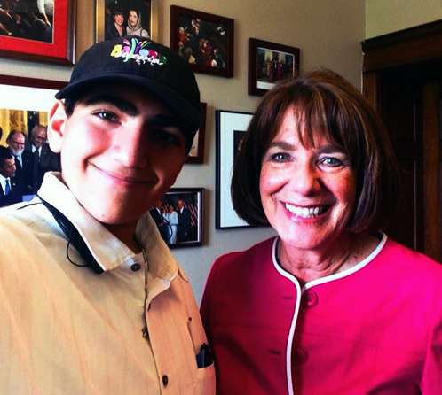 Shor Masori and Congresswoman Susan Davis