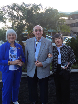 Seacrest residents from left are Renee Levine, Josef Seller and Ruth Strauss   