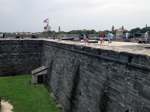 Castillo de San Marcos in St. Augustine, Florida