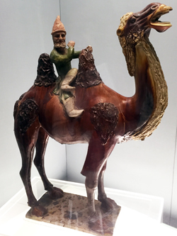 Sculpture depicts a Jewish merchant on the silk road