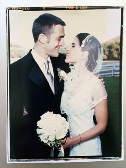 Alex Kohnke and Hillary Sunenshine on their wedding day