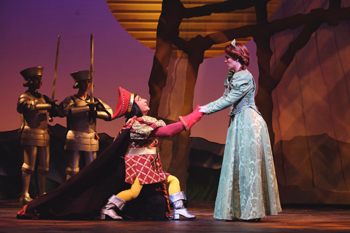 Lord Farquah (Marc Ginsburg) and Fiona (Michelle London).  Photo by Ken Jacques 