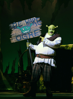 T.J. Dawson as Shrek (Ken Jacques photo)
