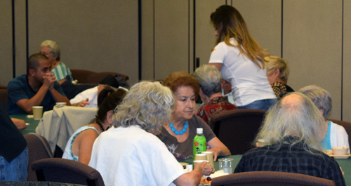 College Avenue Center lunch gathering at Temple Emanu-El