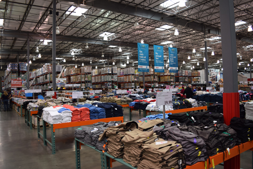 Costco warehouse interior