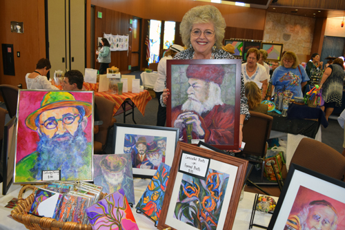 Marlene Parker Korey with some of her rabbis