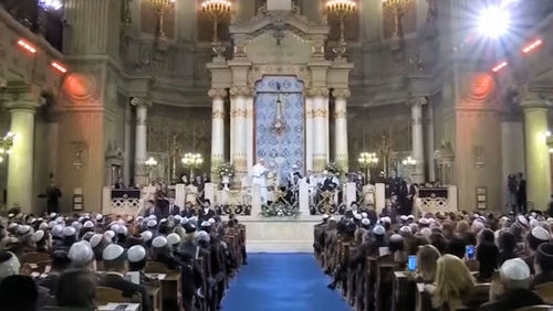 Pope Francis at Rome Synagogue