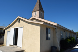 Auxiliary building on St. Michael Chaldean Catholic Church where JFS meets refugees