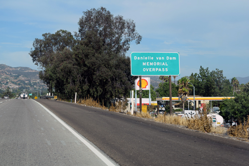 Danielle van Dam overpass on the Interstate 8