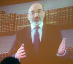 Rabbi Warren Goldstein as seen in a video tribute to Selwyn Isakow